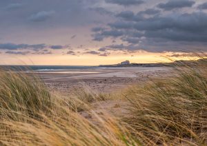 Bamburgh_1793 Ross beach and bamburgh castle